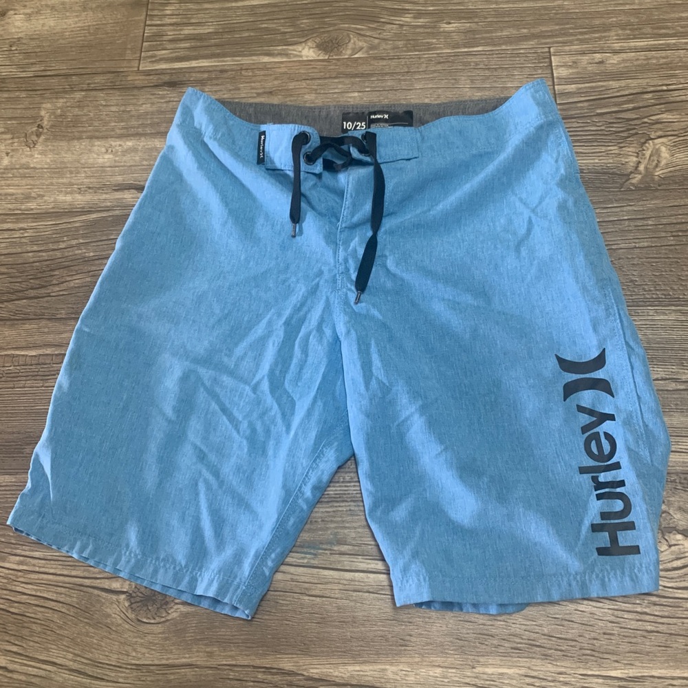 Blue Hurley Swim trunks size 10/25